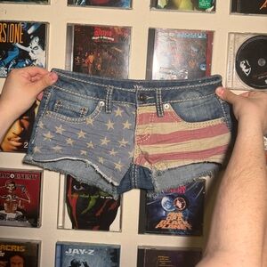 AMERICAN FLAG MICRO SHORTS